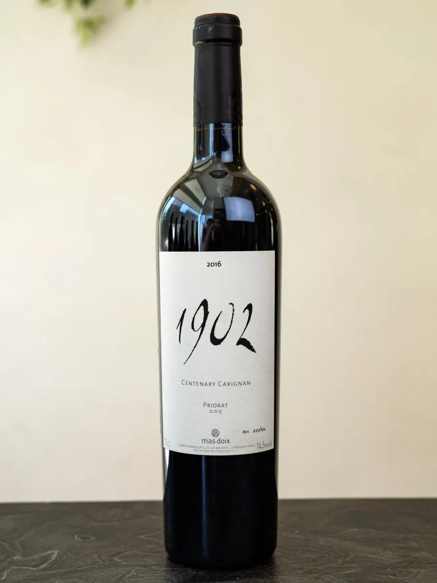Купить вино Mas Doix 1902 Centenary Carignan в винном ресторане Остерия цена Вино Mas Doix 1902 Centenary Carignan / Мас Дойш 1902 Сентенари Кариньян