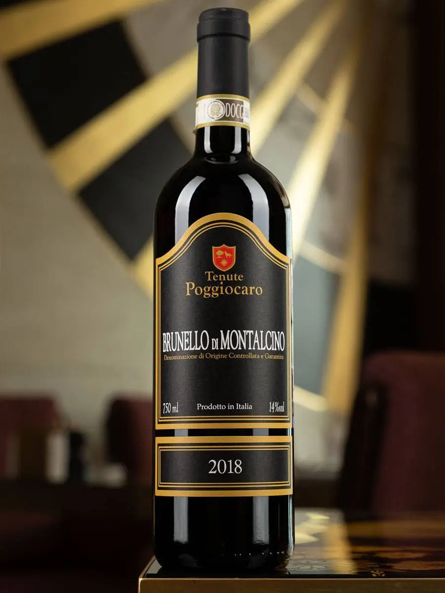 Вино Tenute Poggiocaro Brunello di Montalcino купить в винном ресторане Остерия - лучшая цена Вино Tenute Poggiocaro Brunello di Montalcino / Тенуте Поджокаро Брунелло ди Монтальчино