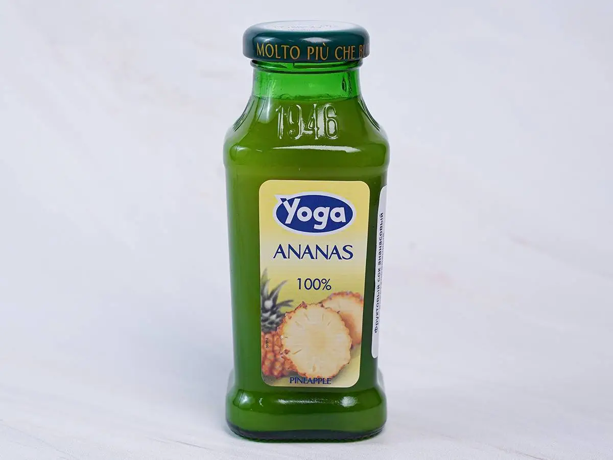 Сок ананасовый 100% Yoga