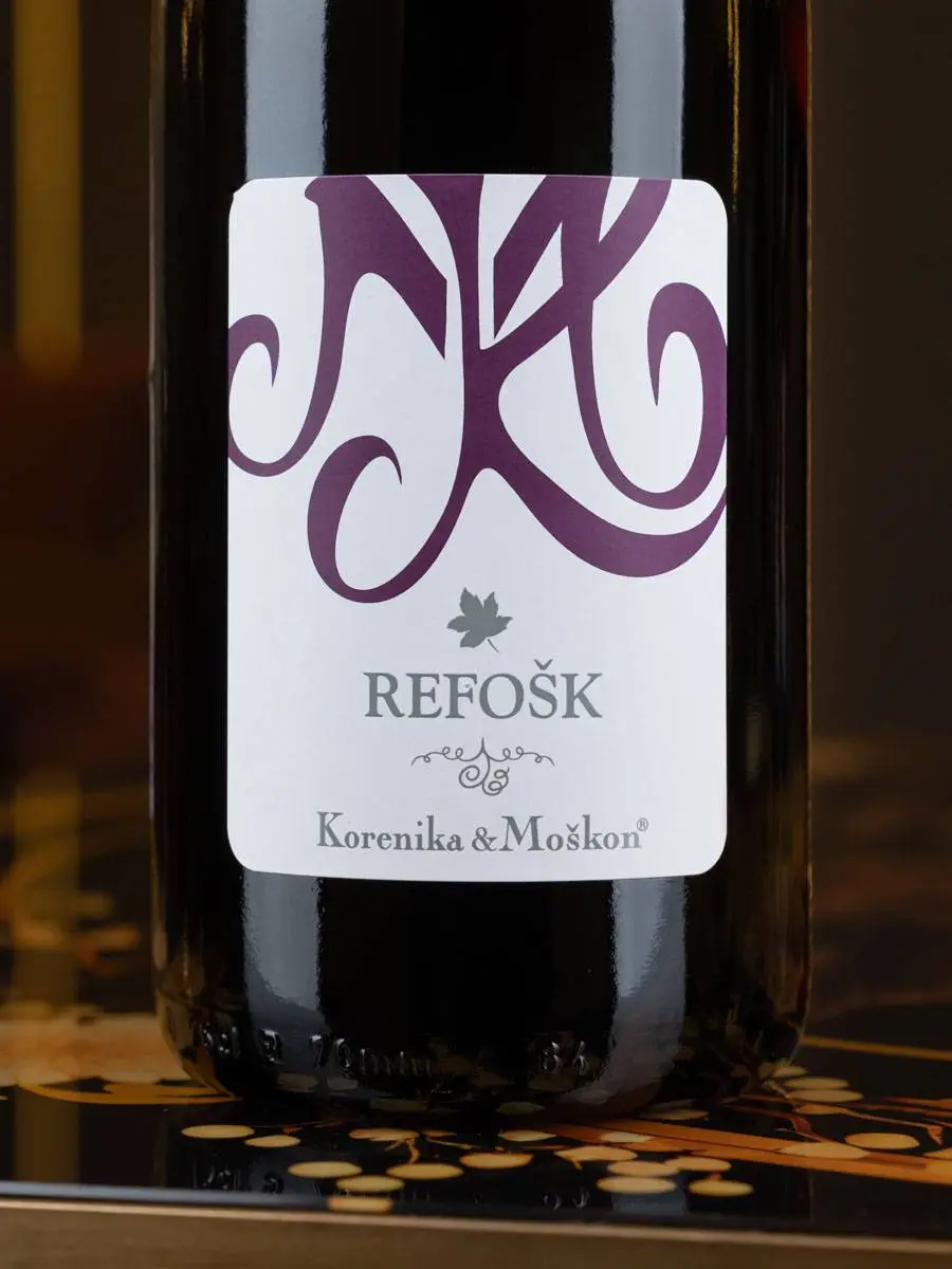 Вино Korenika & Moskon Refosk / Словенска Истра Рефоск