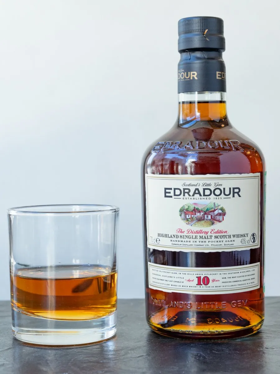 Виски Edradour 10 Years Old купить в винном ресторане Остерия Амичи - лучшая цена Виски Edradour 10 Years Old / Эдрадур 10 лет