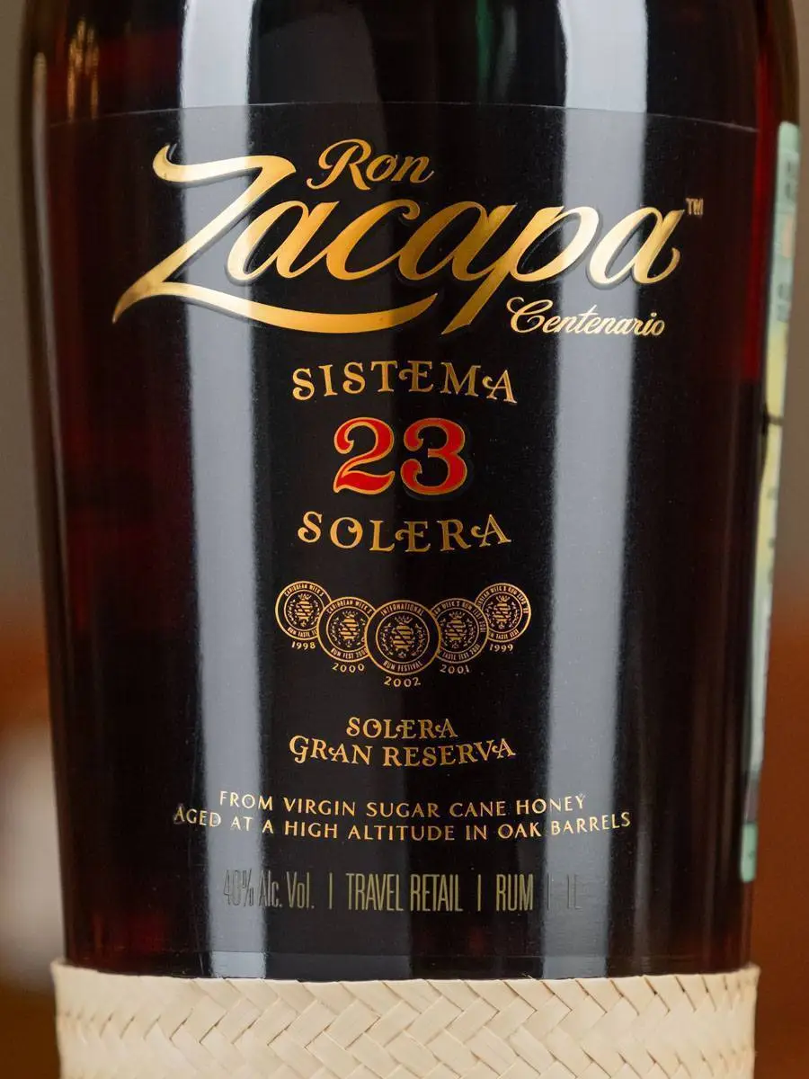 Ром Zacapa Solera Gran Reserva 23 years 1000 ml / Закапа Солера Гран Ресерва 23 года