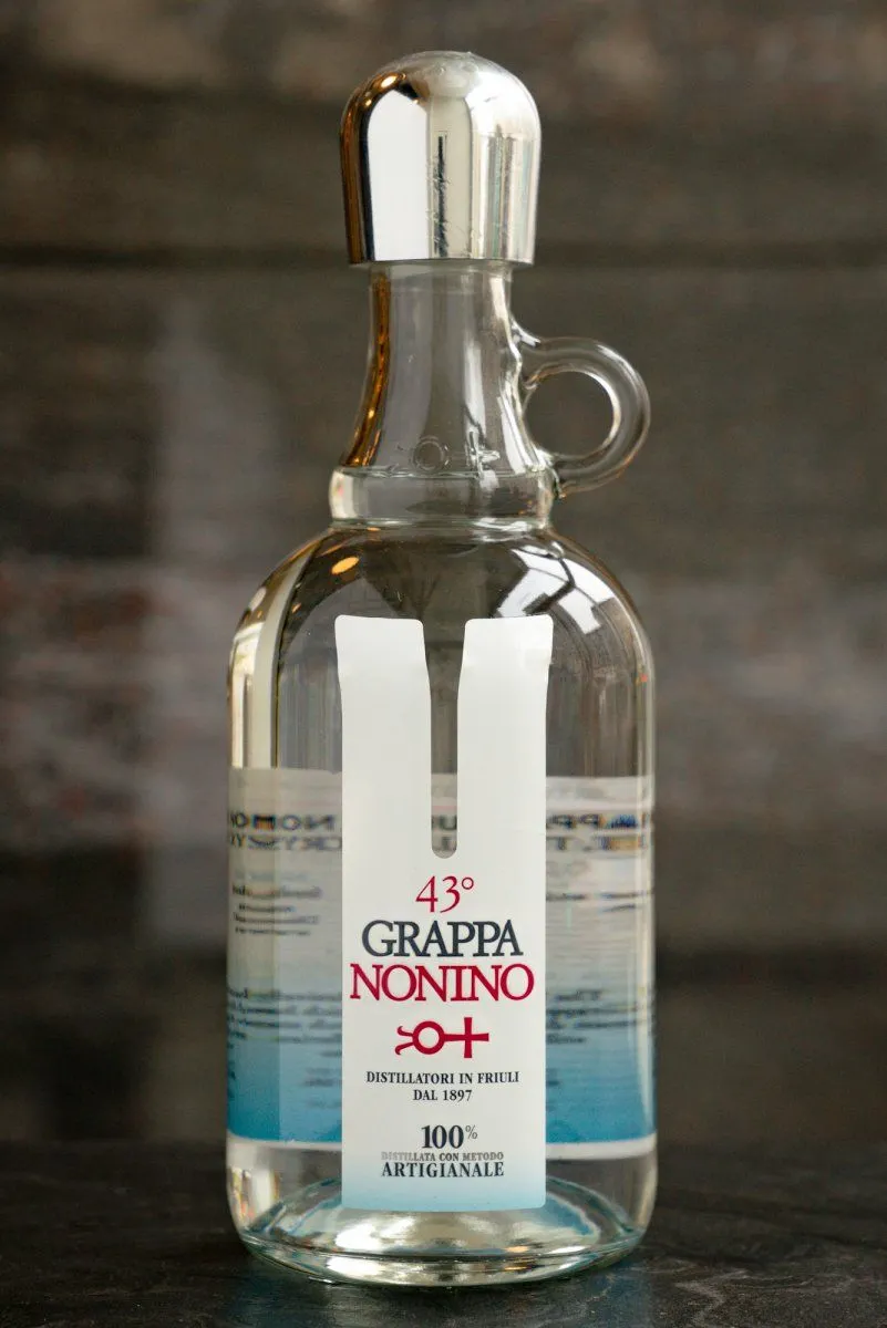 Граппа Grappa Friulana Nonino купить в ресторане Остерия - лучшая цена Граппа Grappa Friulana Nonino / Фриулана Нонино