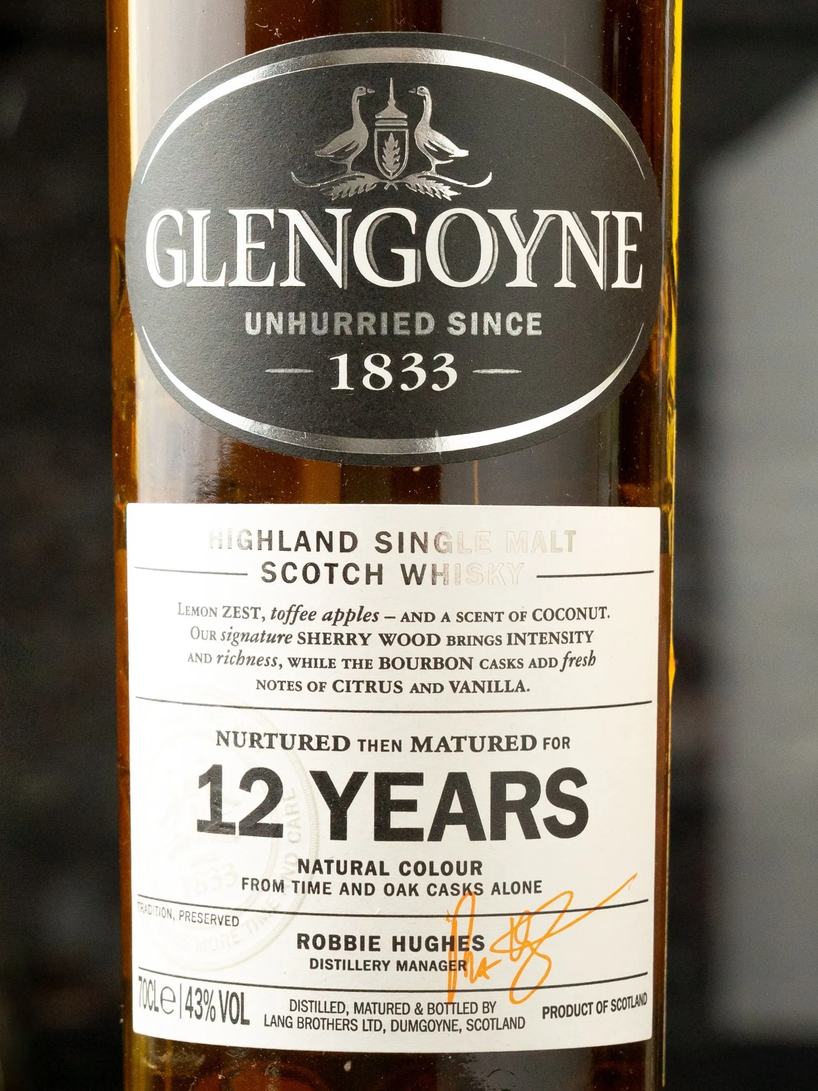 Виски Glengoyne 12 y.o. /  Гленгойн 12 лет