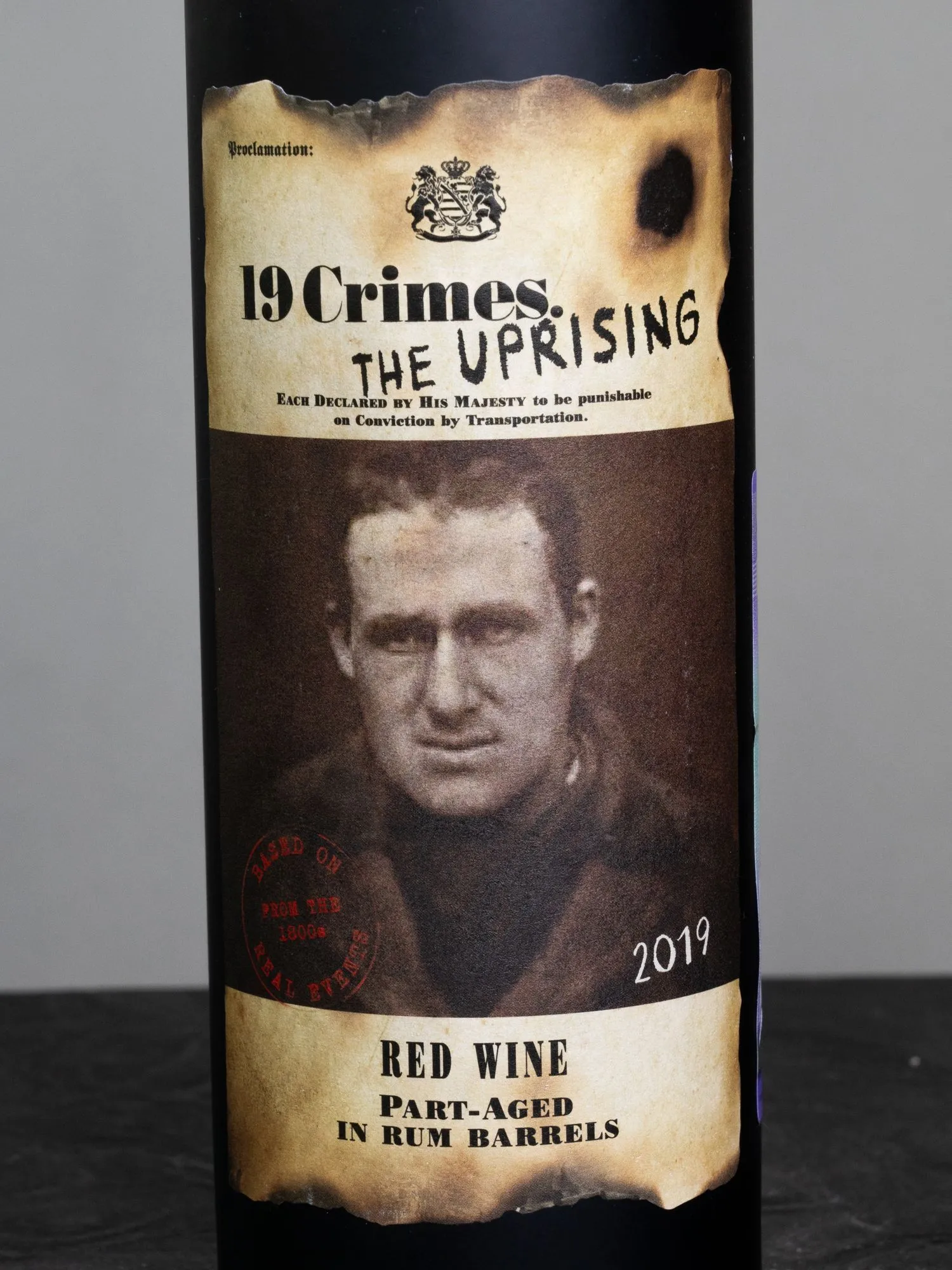 Купить вино 19 Crimes The Uprising в винном ресторане Osteria цена Вино 19 Crimes The Uprising / 19 Краймс Апрайзинг