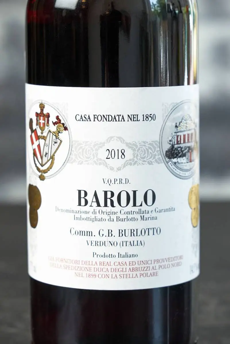 Вино G.B. Burlotto Barolo DOCG 2018 купить в винном ресторане Остерия - лучшая цена Вино G.B. Burlotto Barolo DOCG 2018 / Бароло Бурлотто