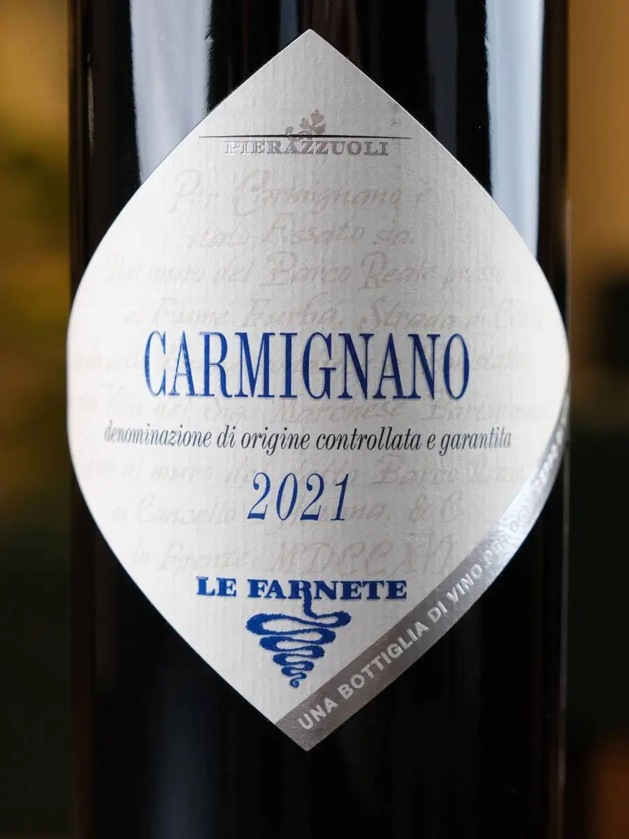 Вино Le Farnete Carmignano купить в ресторане Остерия лучшая цена Вино Le Farnete Carmignano / Ле Фарнете Карминьяно