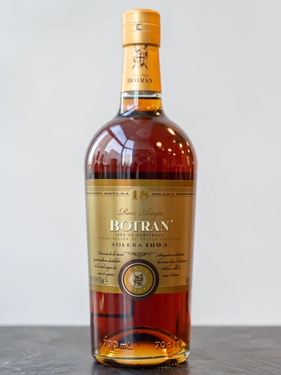 Ром Botran Anejo Solera 1893 18 years old купить в винном ресторане Остерия Амичи - лучшая цена Ром Botran Anejo Solera 1893 18 years old / Аньехо Ботран 18 лет