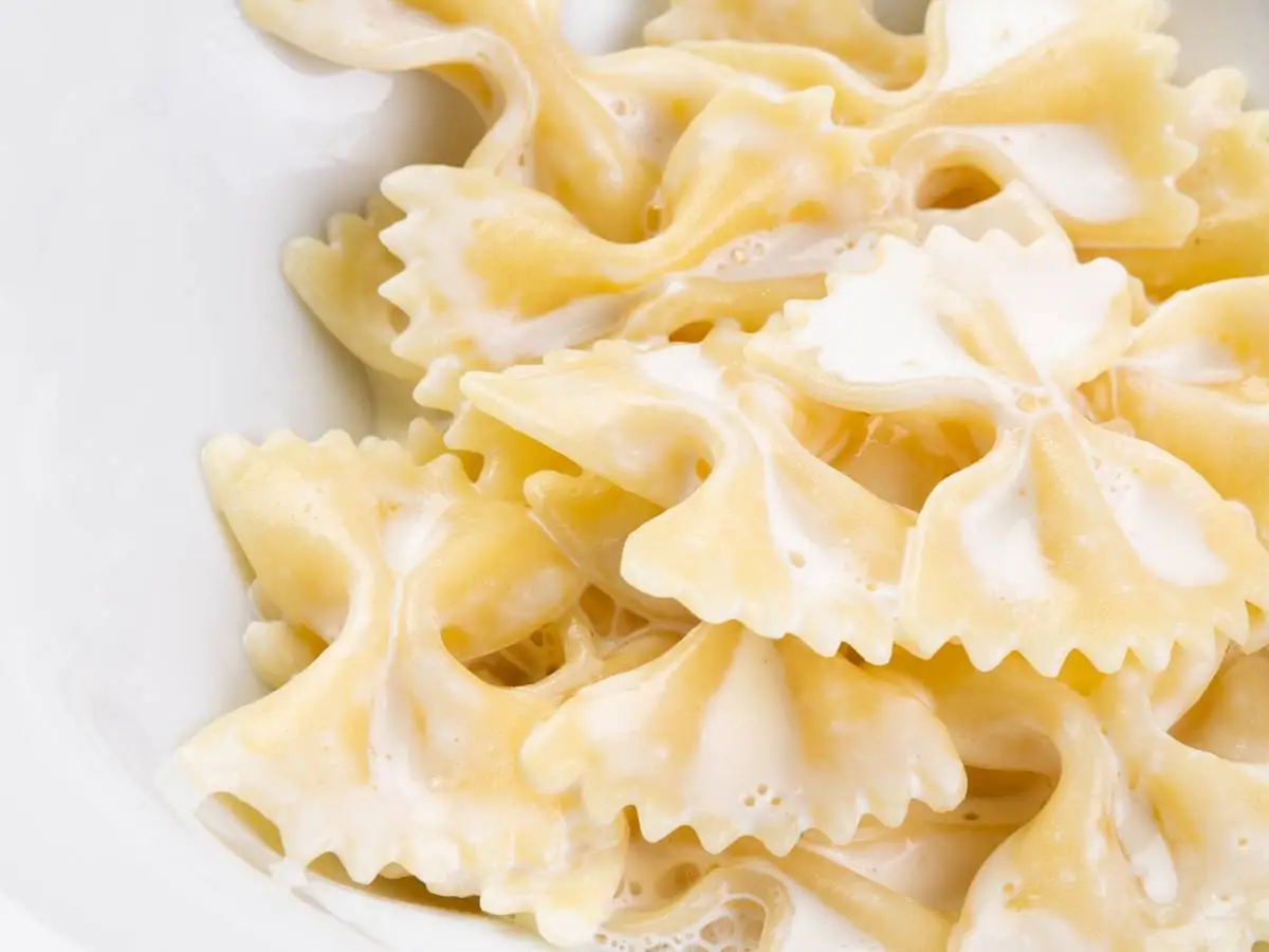 Детская паста в сливочном соусе