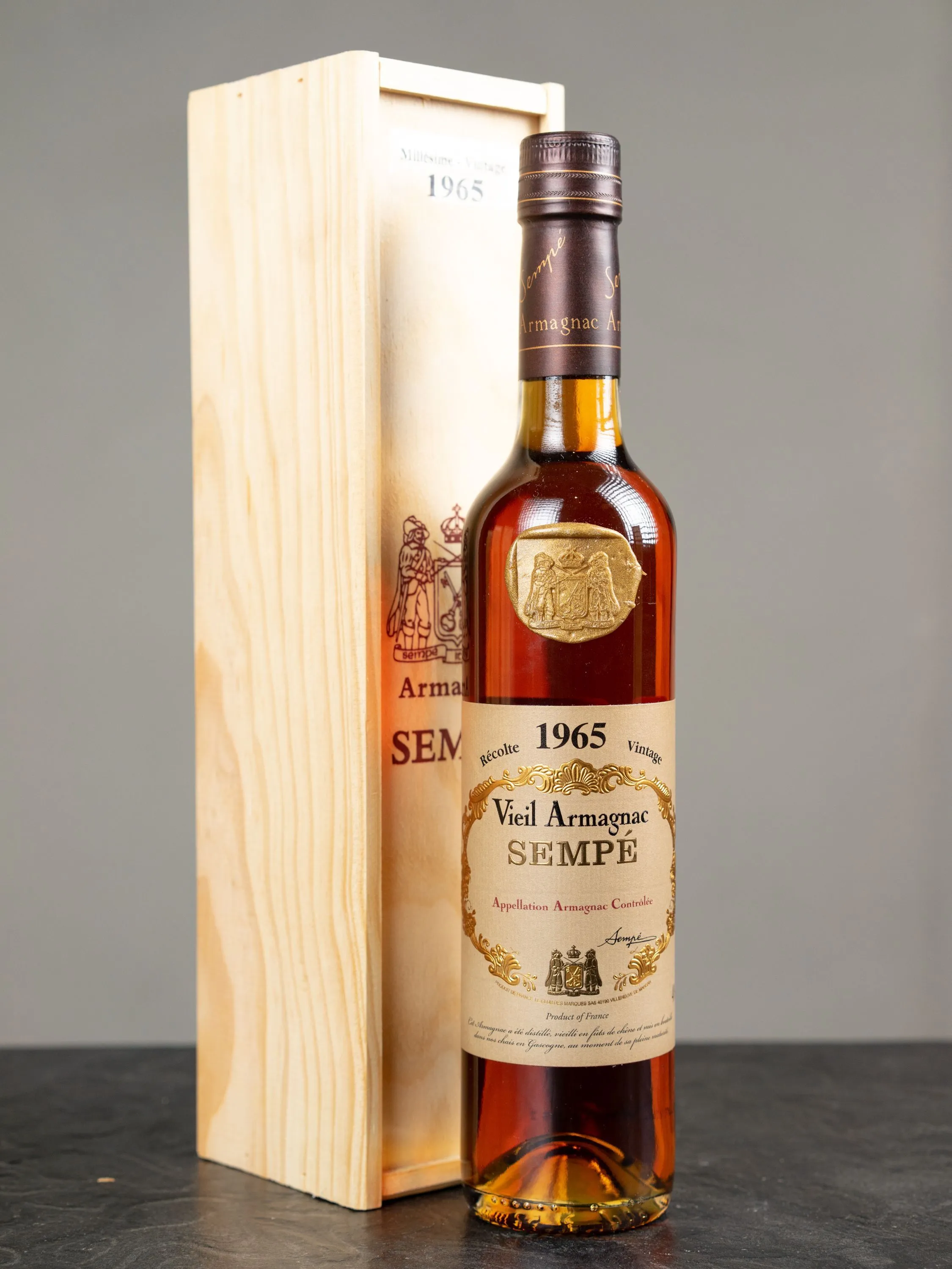 Арманьяк Armagnac Sempe Vieil 1965 купить в ресторане Остерия Амичи - лучшая цена Арманьяк Armagnac Sempe Vieil 1965 / Семпэ Вьей 1965