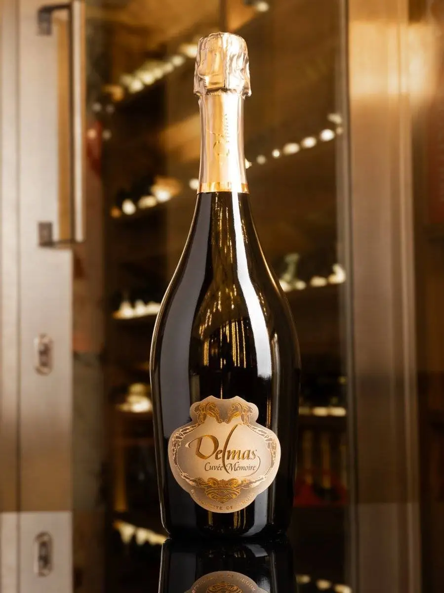 Игристое вино Cuvee Memoire Blanquette de Limoux AOC 2020 / Кюве Мемуар Бланкет де Лиму  Экстра Брют Дельмас
