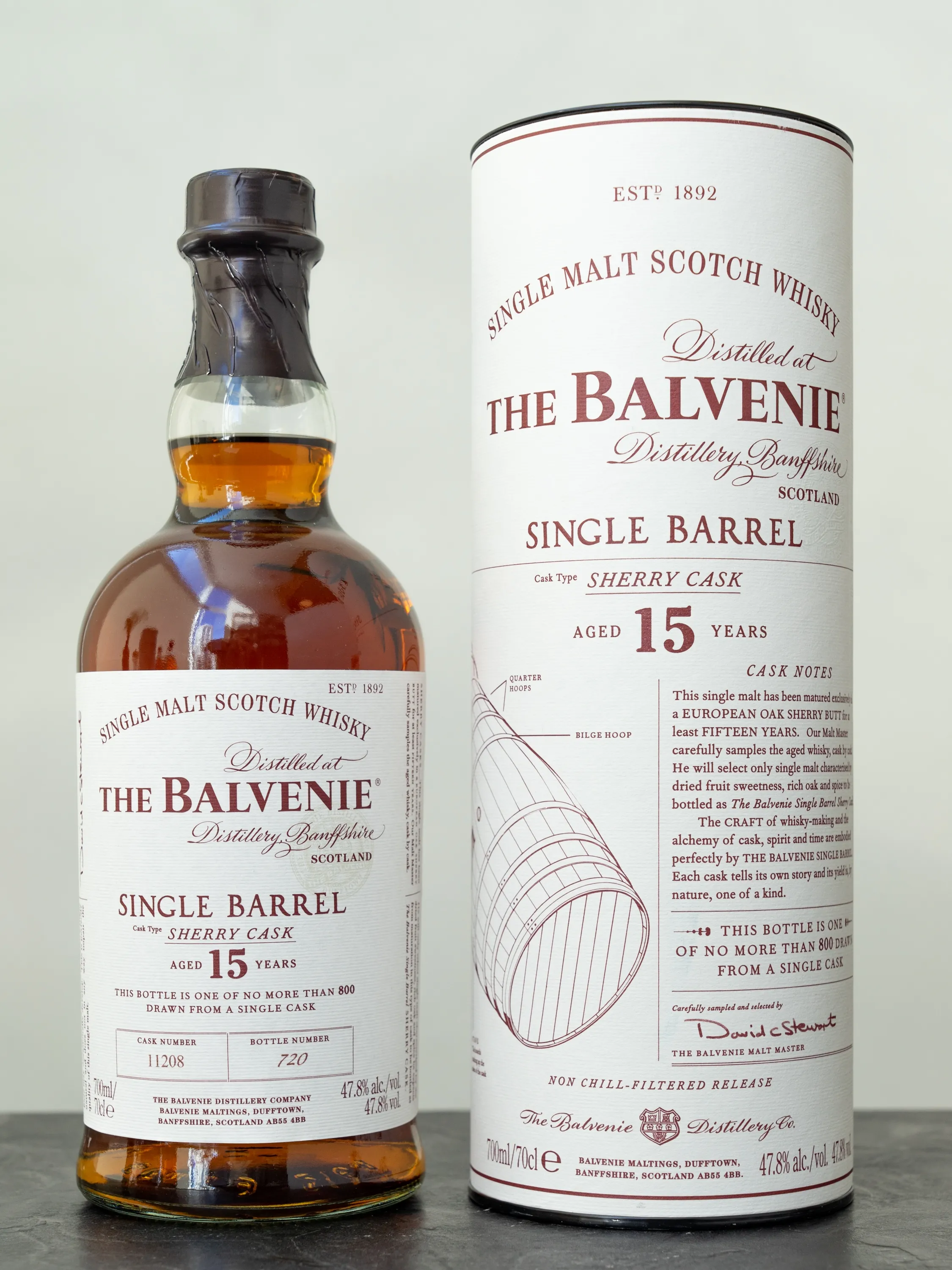 Виски Balvenie Single Barrel 15 Years Old купить в винном ресторане Остерия Амичи - лучшая цена Виски Balvenie Single Barrel 15 Years Old / Балвени Сингл баррел 15 лет
