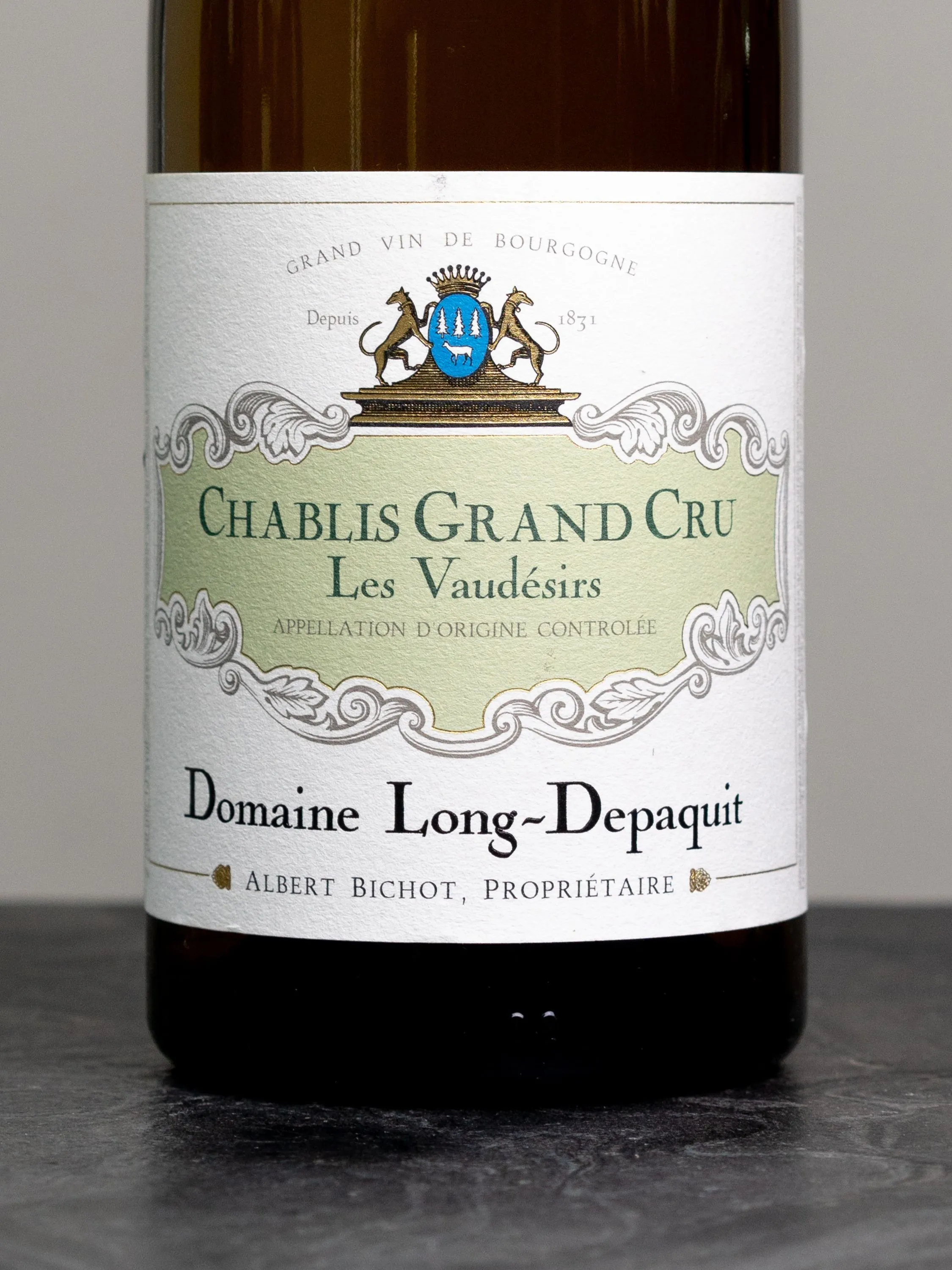 Этикетка Chablis Grand Cru Domain Lon Deepaki Wodezir