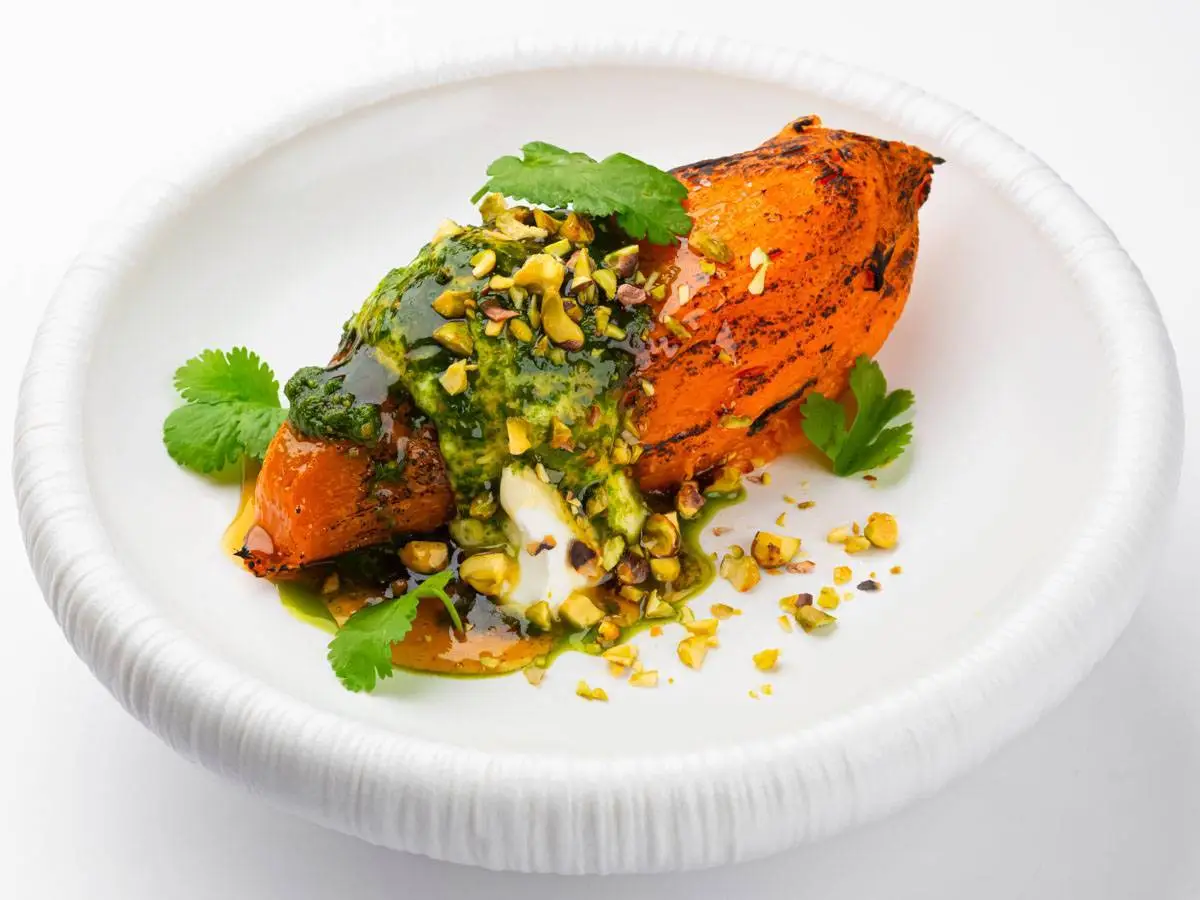 Батат запеченный