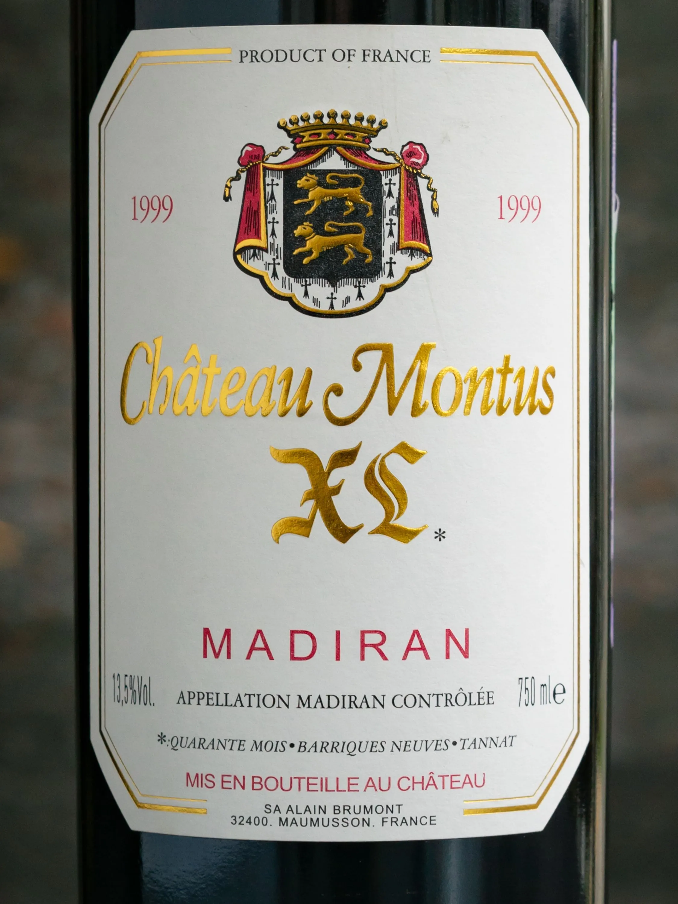 Купить вино Chateau Montus XL Madiran в винном ресторане Остерия цена Вино Chateau Montus XL Madiran / Шато Монтюс Икс Эль