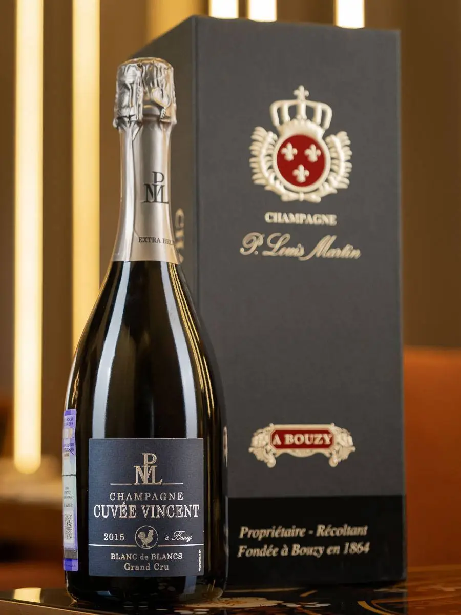 Шампанское P. Louis Martin Grand Cru Bouzy Millesime Blanc de Blancs Brut / П. Луи Мартан Кюве Винсан Гран Крю Бузи Миллезим Блан де Блан Брют