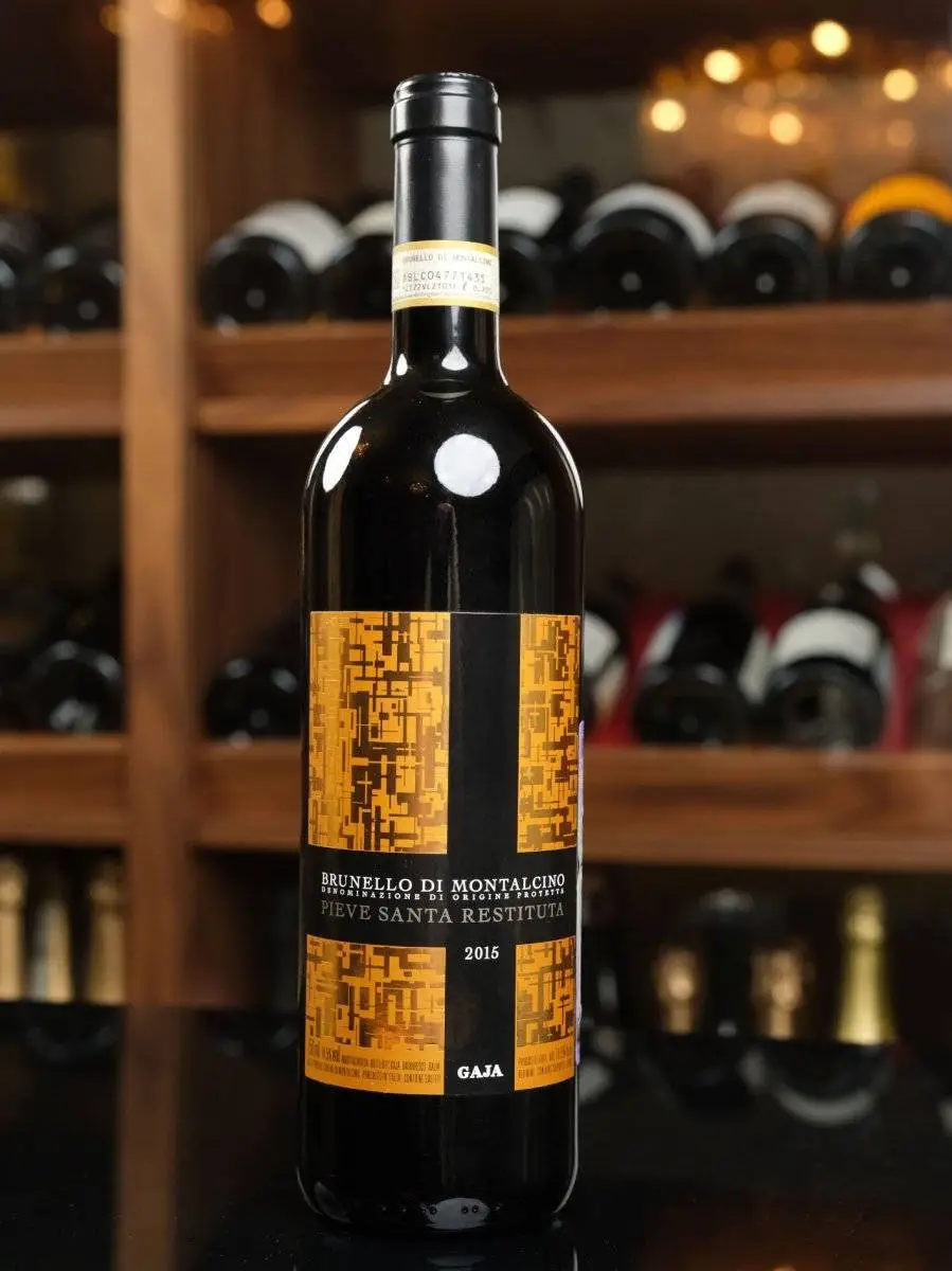 Купить вино Gaja Pieve Santa Restituta Brunello di Montalcino в ресторане Остерия цена Вино Gaja Pieve Santa Restituta Brunello di Montalcino / Гайя Пьев Санта Ресититута Брунелло ди Монтачино