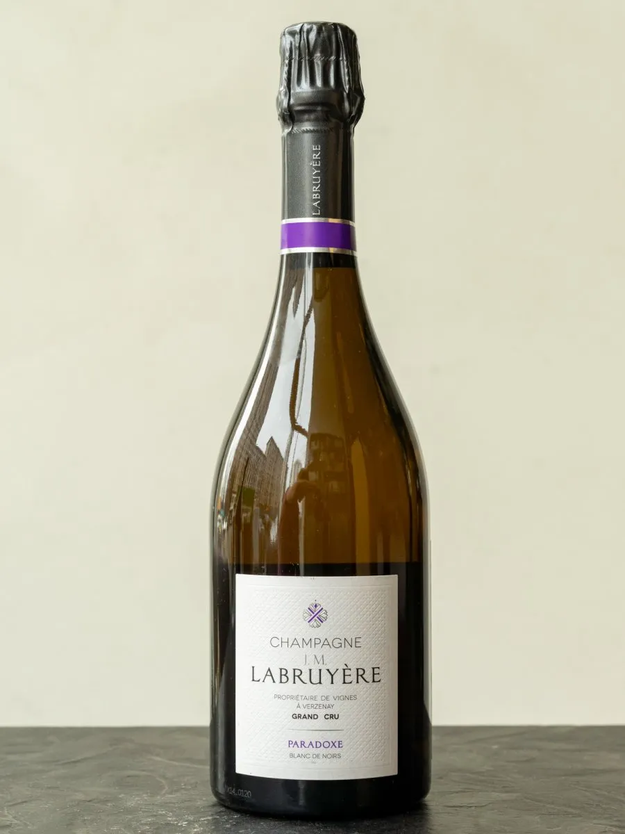 Шампанское J.M. Labruyere Champagne Grand Cru Paradoxe Blanc de Noirs купить в винном ресторане Остерия - лучшая цена Шампанское J.M. Labruyere Champagne Grand Cru Paradoxe Blanc de Noirs / Гран Крю Экстра Брют Блан де Нуар Парадокс Лабрюйер