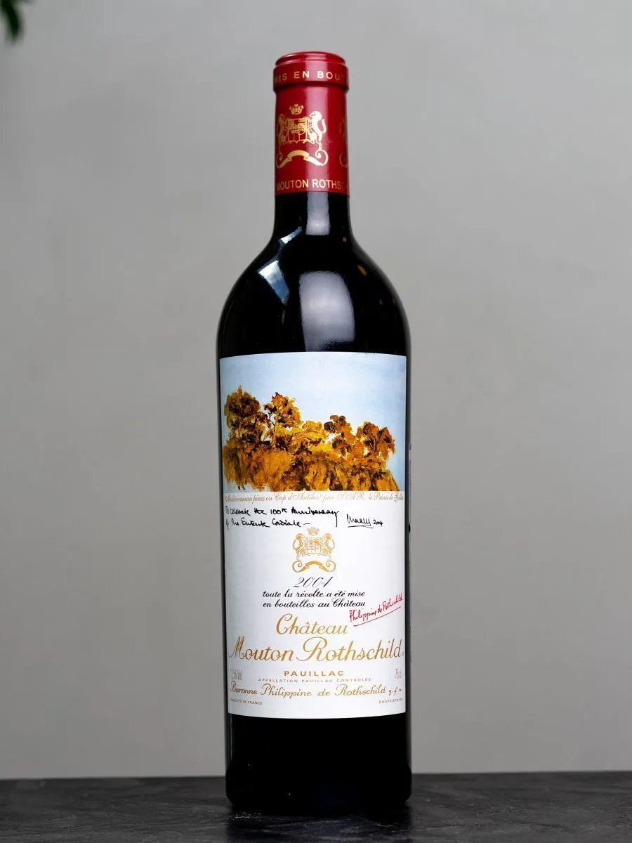 Вино Chateau Mouton Rothschild Pauillac Premier Grand Cru Classe 2004 / Шато Мутон Ротшильд Премье Гран Крю 2004