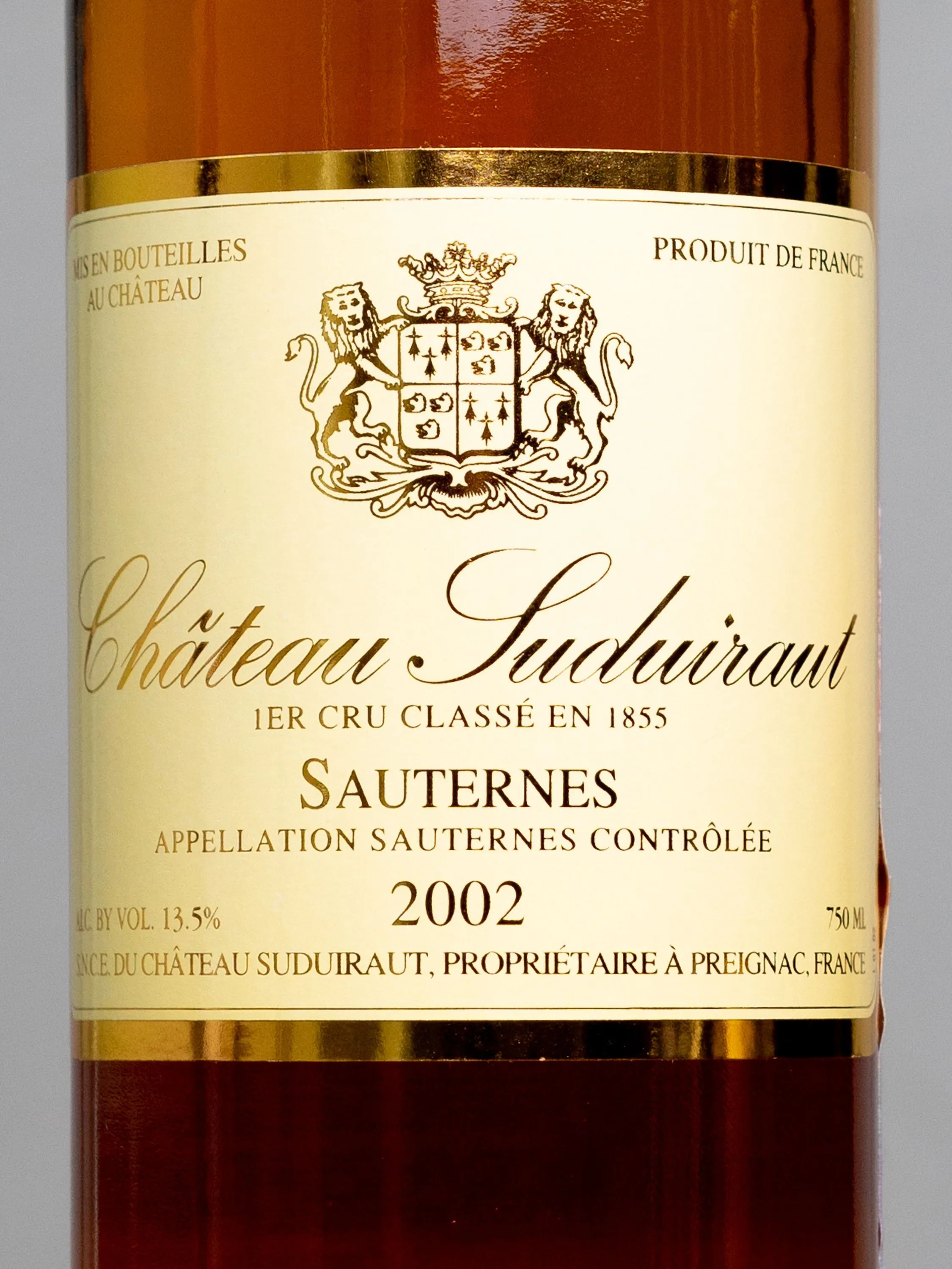 Купить вино Chateau Suduiraut 1er Grand Cru Classe Sauternes в винном ресторане Остерия цена Вино Chateau Suduiraut 1er Grand Cru Classe Sauternes / Шато Сюдюиро Премье Крю Классе Сотерн
