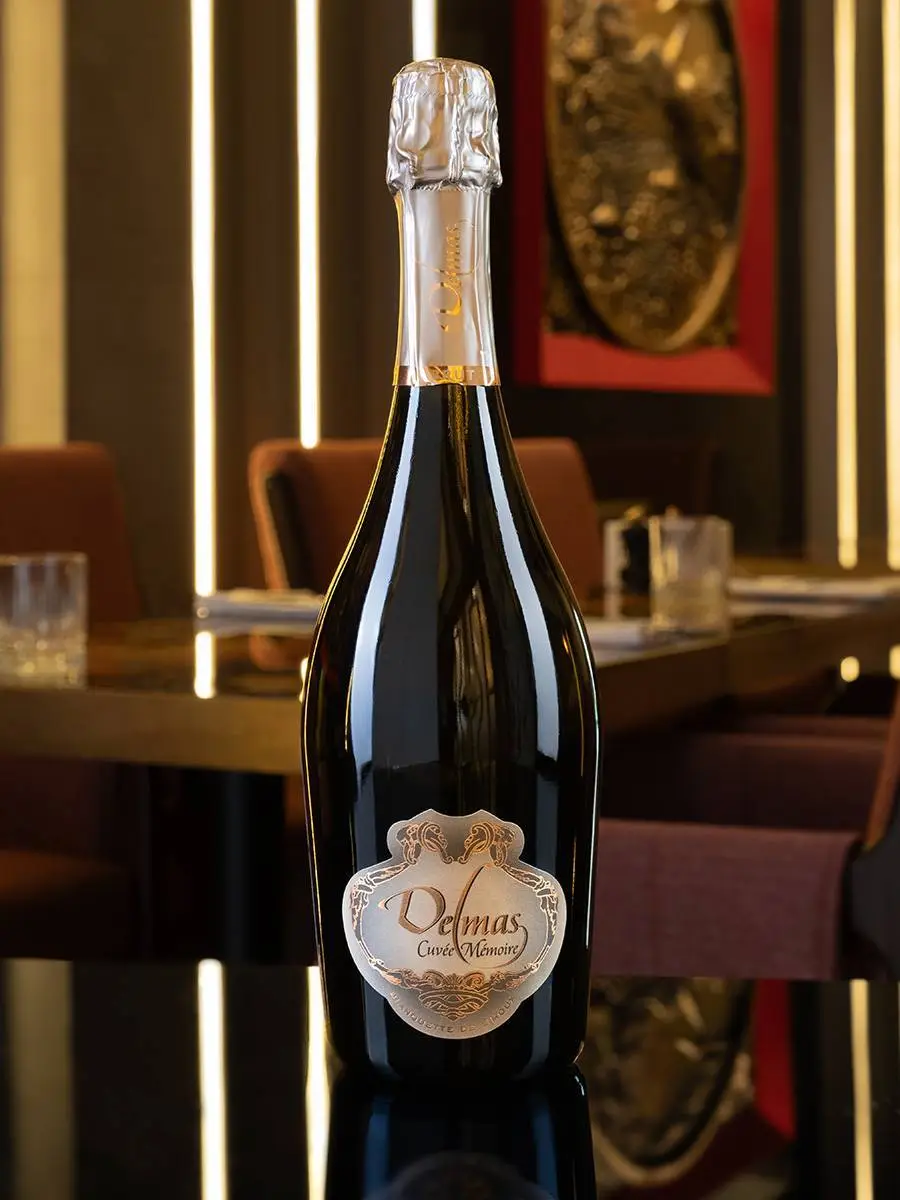 Игристое вино Cuvee Memoire Blanquette de Limoux AOC 2020 / Кюве Мемуар Бланкет де Лиму  Экстра Брют Дельмас