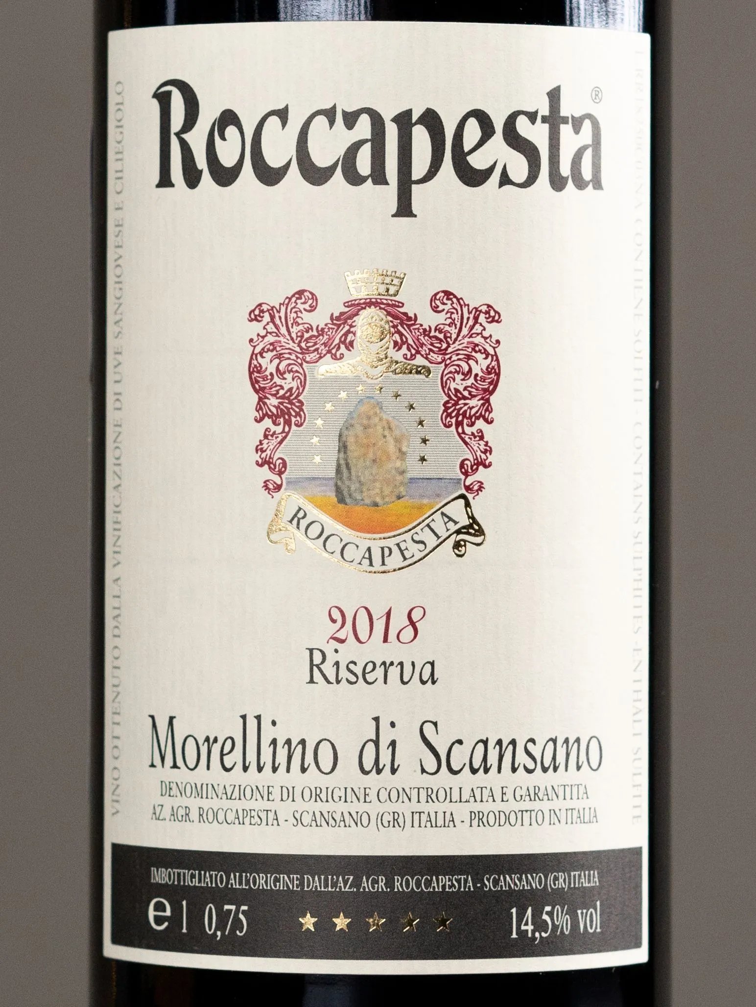 Вино Roccapesta Riserva Morellino di Scansano / Мореллино ди Скансано Роккапеста Ризерва