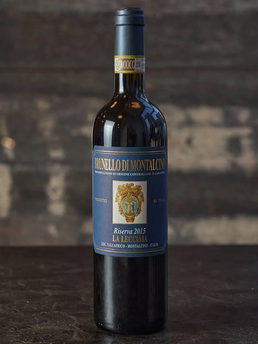 Вино Brunello Di Montalcino La Lecciaia Reserva 2015 купить в винном ресторане Остерия - лучшая цена Вино Brunello Di Montalcino La Lecciaia Reserva 2015 / Ла Леччайя Брунелло ди Монтальчино Ризерва 2015