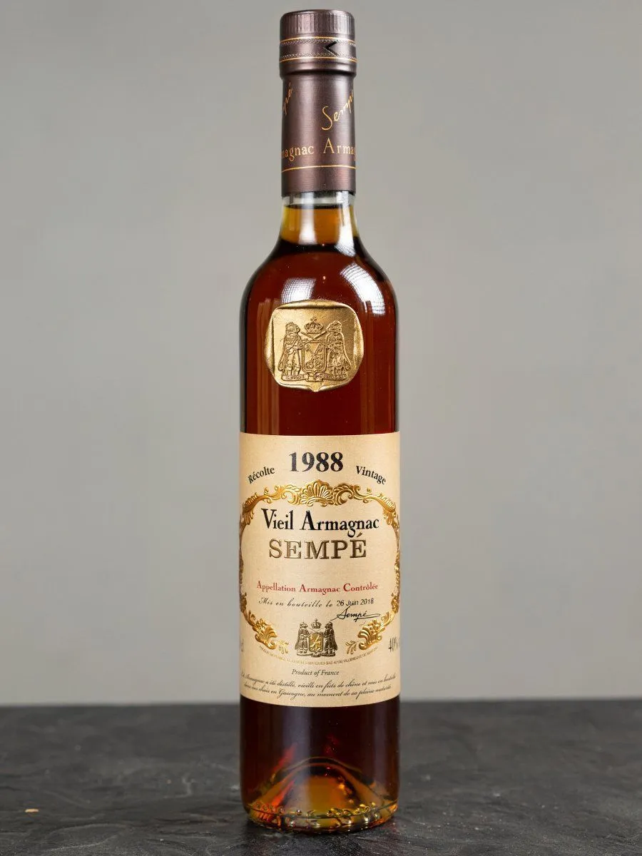 Арманьяк Armagnac Sempe Vieil 1988 / Семпэ Вьей 1988