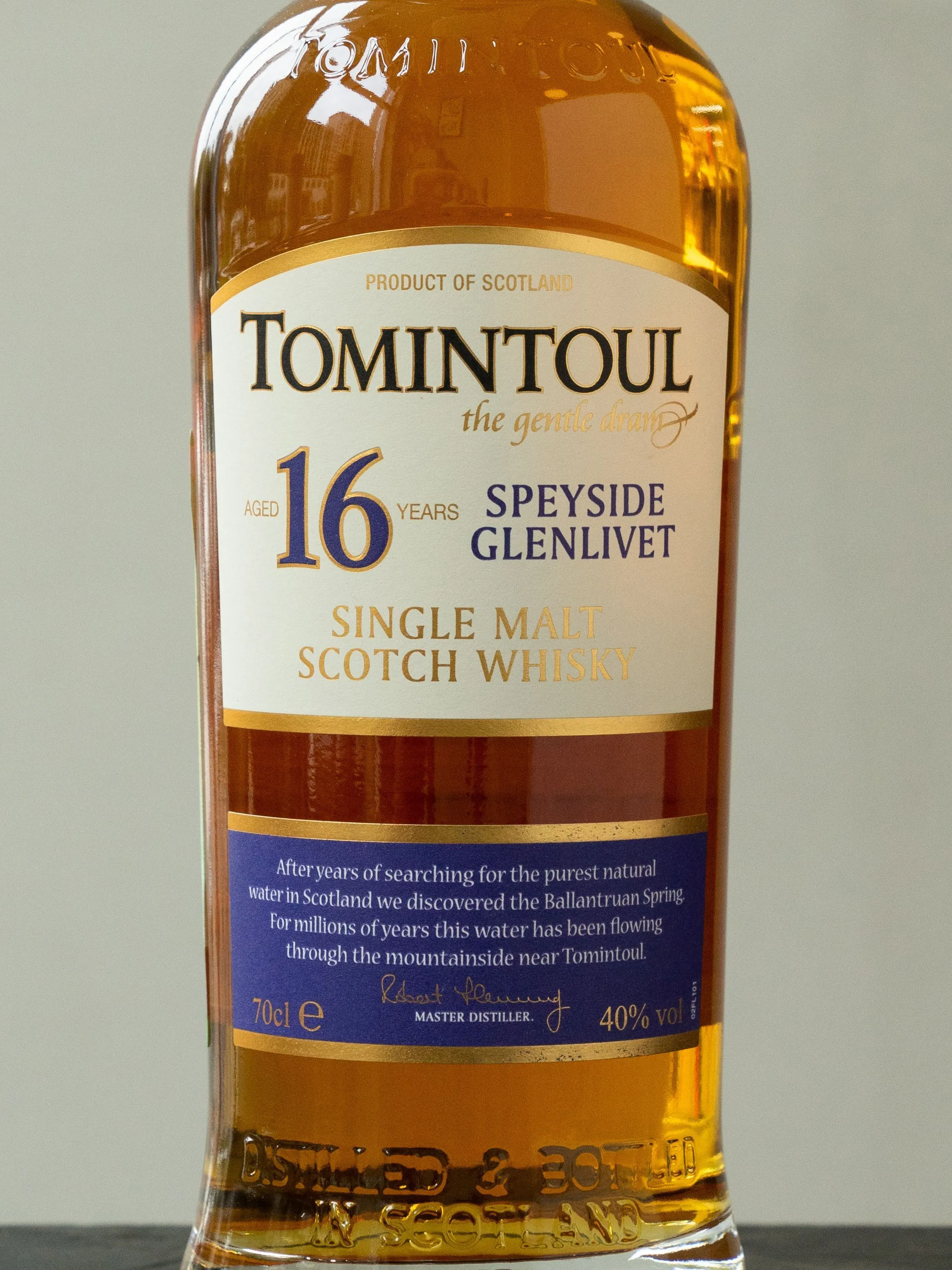 Виски Tomintoul 16 y.o. - купить лучшая цена в ресторане Osteria Amici Виски Tomintoul 16 y.o. / Томинтул 16 лет