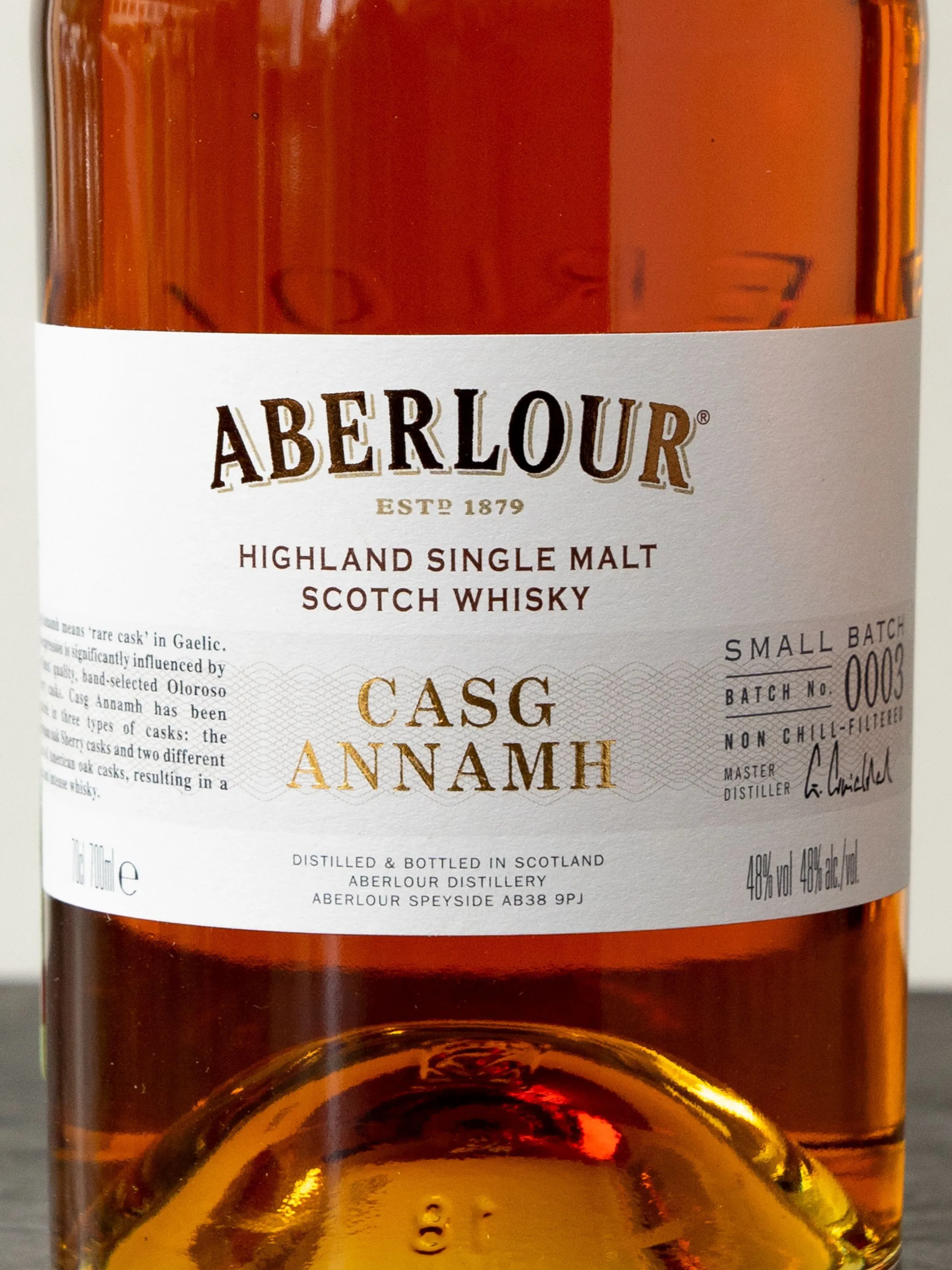 Виски Aberlour Casg Annamh лучшая цена в ресторане Амичи Виски Aberlour Casg Annamh / Аберлауэр Касг Аннам