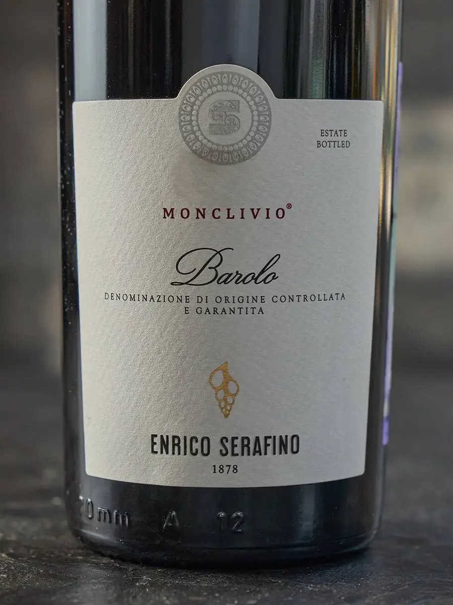 Этикетка Barolo Piemonte Enrico Serafino Monclivio