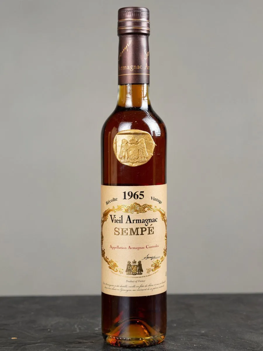 Арманьяк Armagnac Sempe Vieil 1965 купить в ресторане Остерия Амичи - лучшая цена Арманьяк Armagnac Sempe Vieil 1965 / Семпэ Вьей 1965