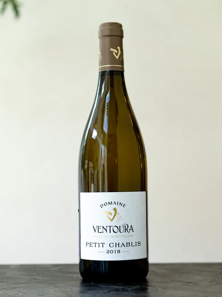 Купить вино Petit Chablis Domaine Ventoura в итальянском ресторане Амичи цена Вино Ventoura Petit Chablis / Вентура Пти Шабли