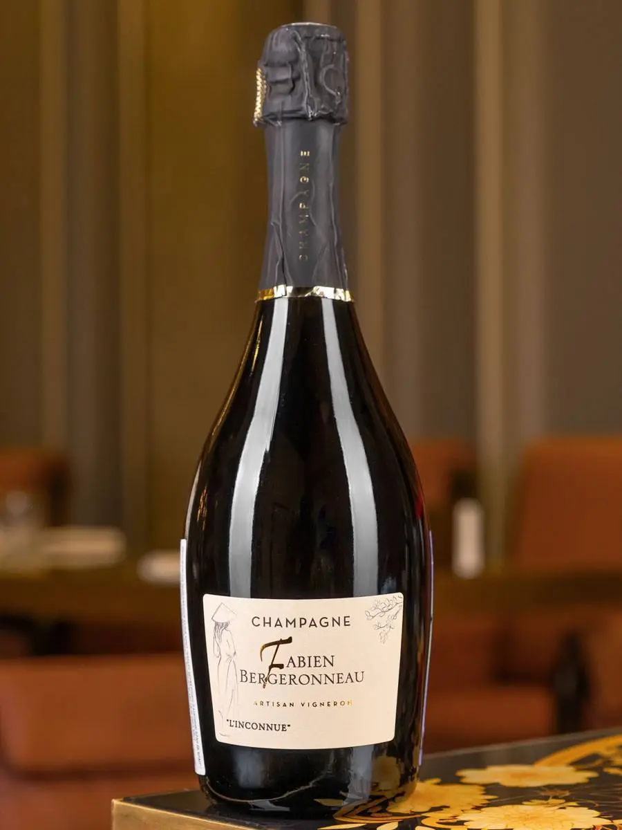 Шампанское Fabien Bergeronneau L'Inconnue Blanc de Blancs Brut Nature 2023 / Фабьен Бержеронно Л'Анконню Блан де Блан