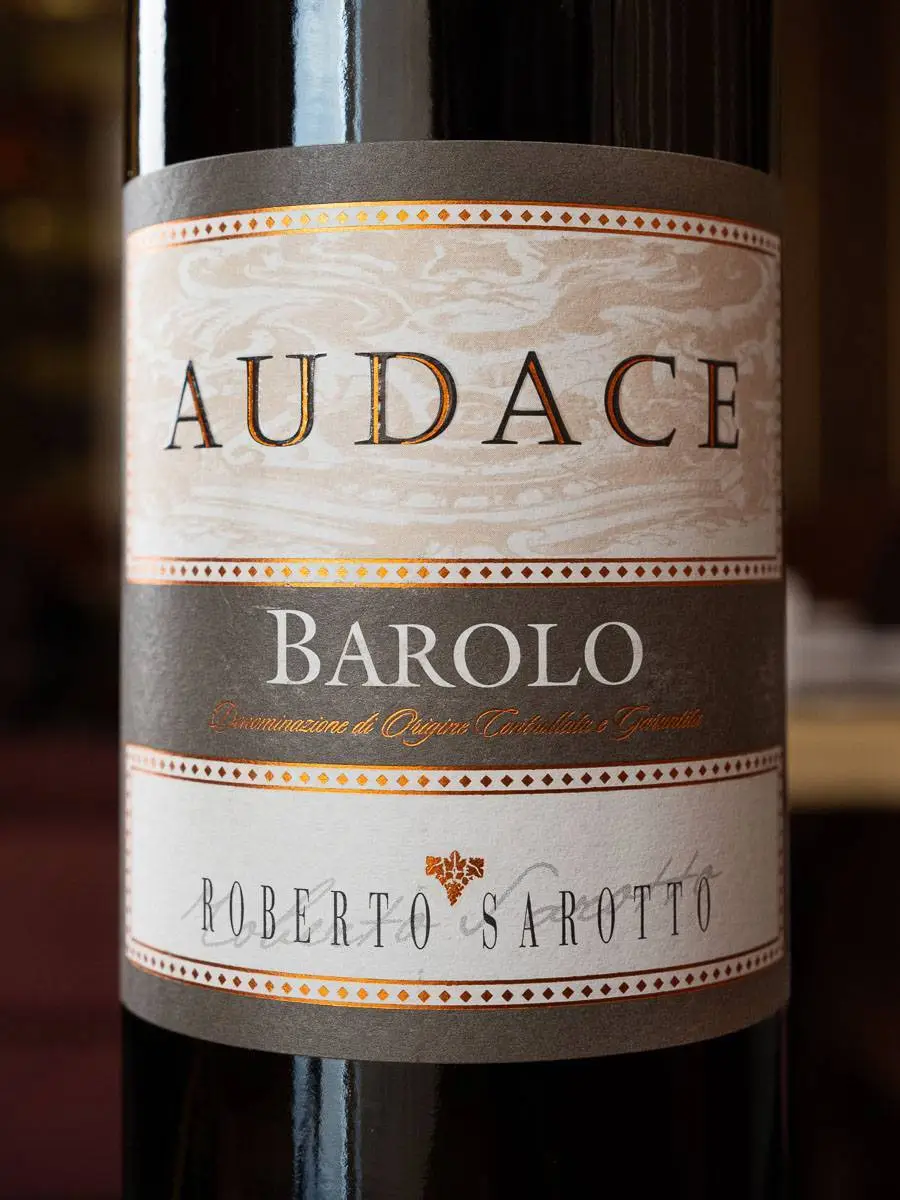 Вино Audace Barolo Roberto Sarotto / Аудаче Бароло Роберто Саротто