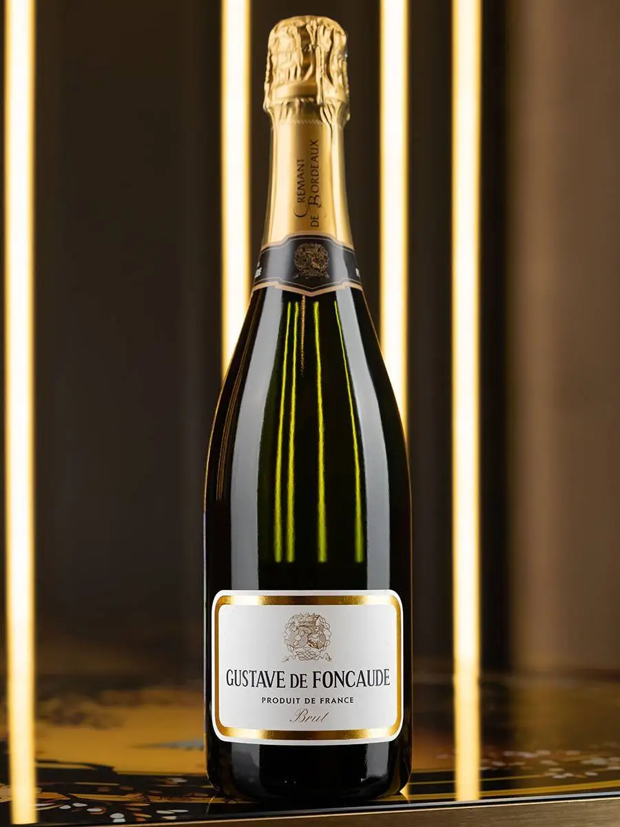 Игристое вино Gustave de Foncaude Cremant de Bordeaux Brut / Гюстав де Фонкод Креман де Бордо Брют