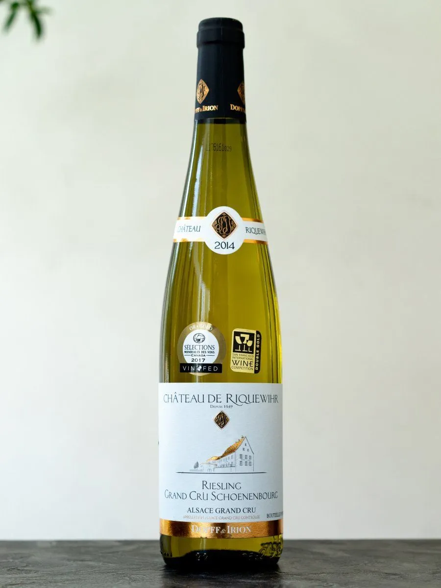 Вино Dopff & Irion Domaines du Chateau de Riquewihr Riesling Grand Cru Schoenenbourg Alsace / Допф энд Ирион Домен дю Шато де Риквир Рислинг Гран Крю Шоненбург