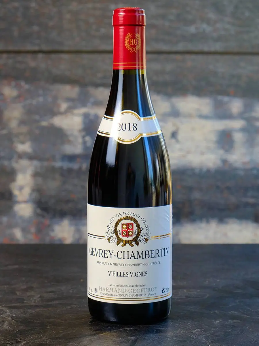 Вино Domain Harmand-Geoffroy Gevrey-Chambertin Vielle-Vignes 2018 купить в винном ресторане Остерия - лучшая цена Вино Domain Harmand-Geoffroy Gevrey-Chambertin Vielle-Vignes 2018 / Домен Арман-Жеффруа Жевре-Шамбертен Вьей Винь