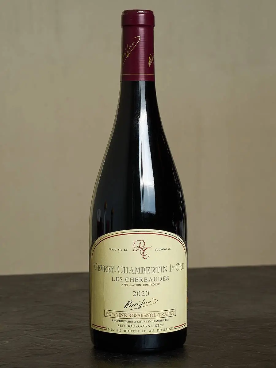Вино Gevrey Chambertin 1er Cru Domaine Rossignol-Trapet Les Cherbaudes 2020 купить в винном ресторане Остерия - лучшая цена Вино Gevrey Chambertin 1er Cru Domaine Rossignol-Trapet Les Cherbaudes 2020 / Домен Россиньоль-Трапе Жевре-Шамбертен Премье Крю Ле Шербод