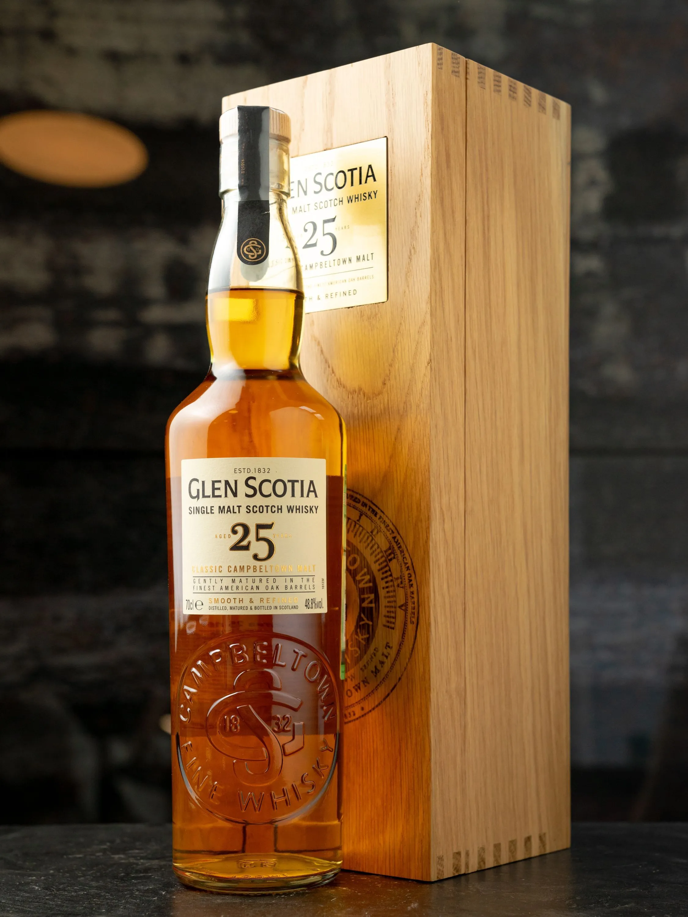 Виски Glen Scotia 25 years купить в ресторане Остерия - лучшая цена Виски Glen Scotia 25 years / Глен Скотиа 25 лет
