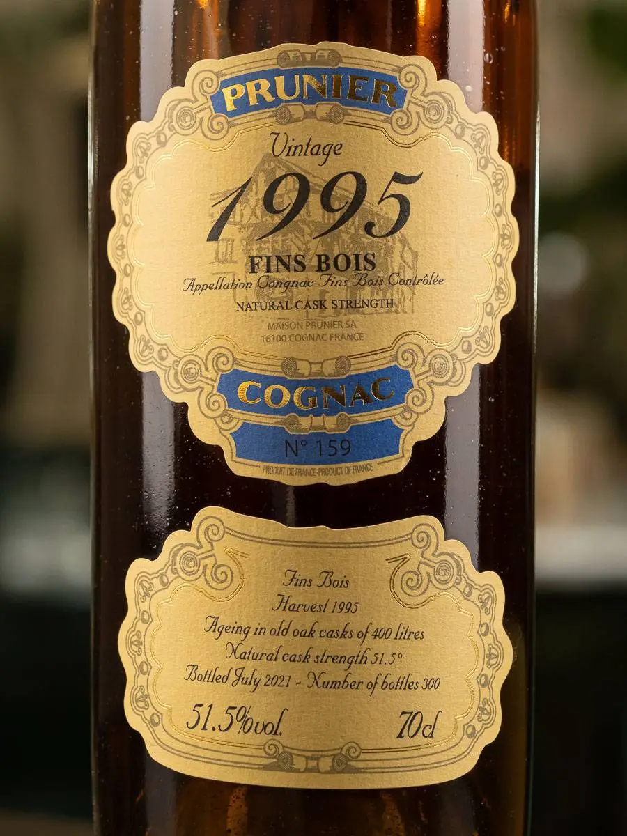 Коньяк Prunier Fins Bois Vintage 1995 / Прунье Фэн Буа Винтаж