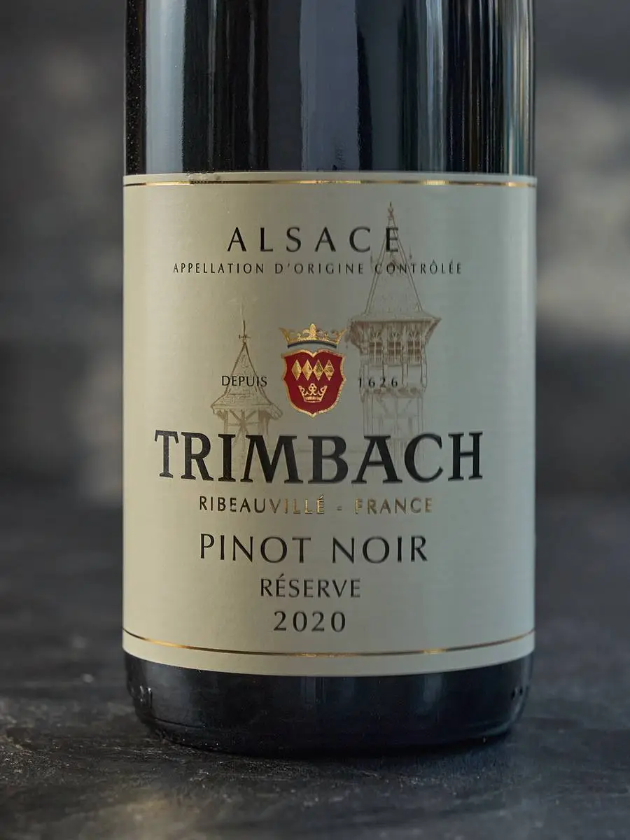 Этикетка Trimbach Pinot Noir Reserve
