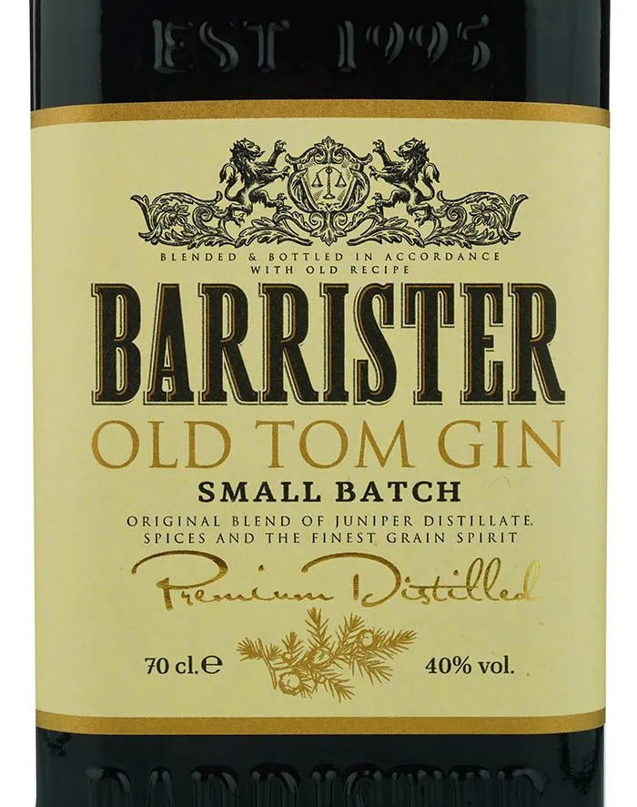 Джин Barrister old tom gin 700 ml купить в ресторане Остерия - лучшая цена Мосфильмовская 88 Джин Barrister old tom gin 700 ml / Барристер Олд Том 0.7 л