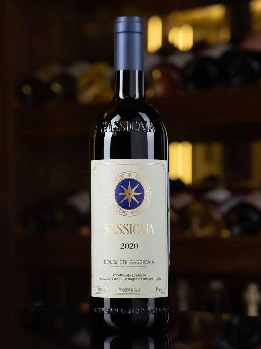 Вино Sassicaia Bolgheri 2020 / Сассикайя Болгери