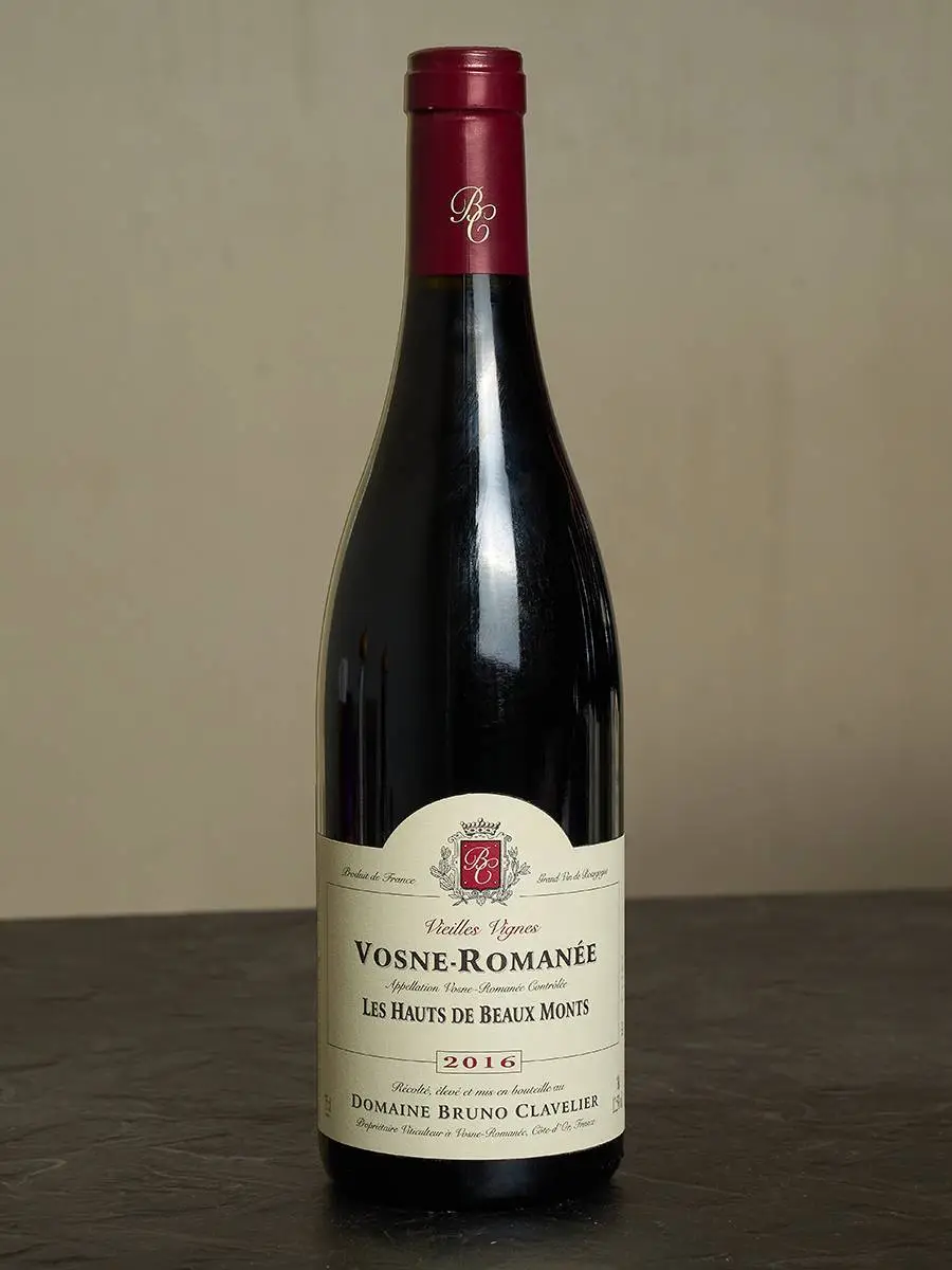 Вино Domaine Bruno Clavelier Vosne-Romanee Les Hauts de Beaux Monts 2016 / Вон-Романе Домен Бруно Клавелье Ле О де Бо Мон  Вон-Романе Премье Крю Домен Бруно Клавелье О Брюле 2016 750