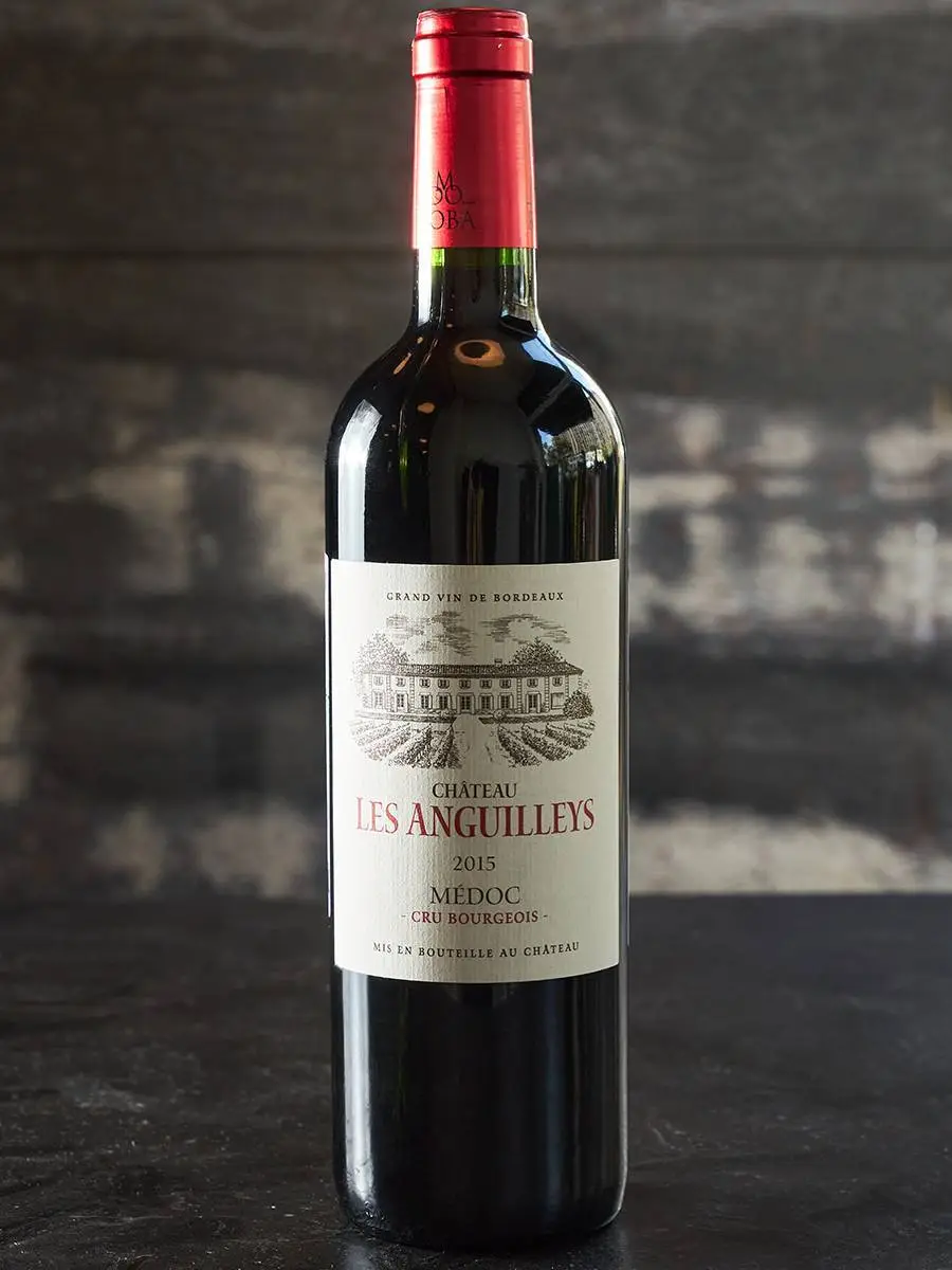 Вино Chateau Les Anguilleys Medoc Cru Bourgeois AOC купить в винном ресторане Остерия - лучшая цена Вино Chateau Les Anguilleys Medoc Cru Bourgeois AOC / Шато Ле Ангийе Медок Крю Буржуа