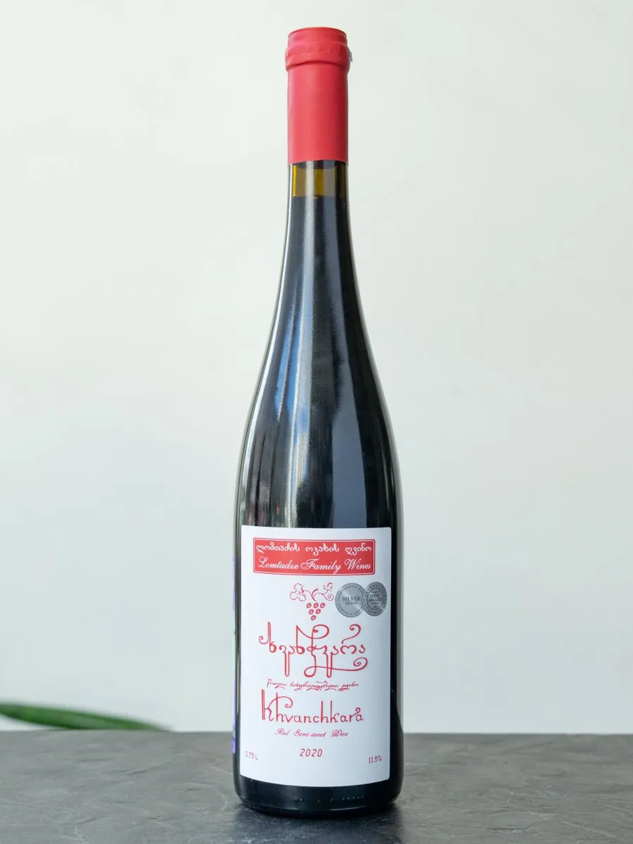 Вино Lomtadze Family Wines Khvanchkara купить в винном ресторане Остерия - лучшая цена Вино Lomtadze Family Wines Khvanchkara / Ломтадзе Хванчкара