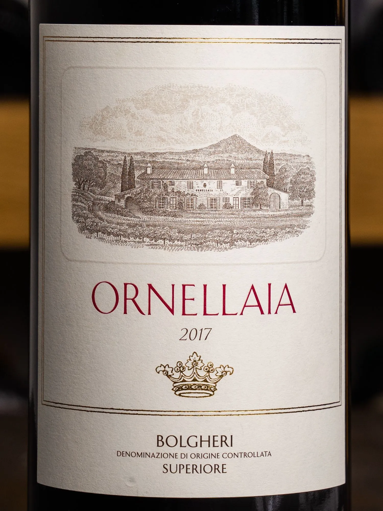 Купить вино Ornellaia Bolgheri Superiore в винном ресторане Остерия цена Вино Ornellaia Bolgheri Superiore / Орнеллайя Болгери Супериоре