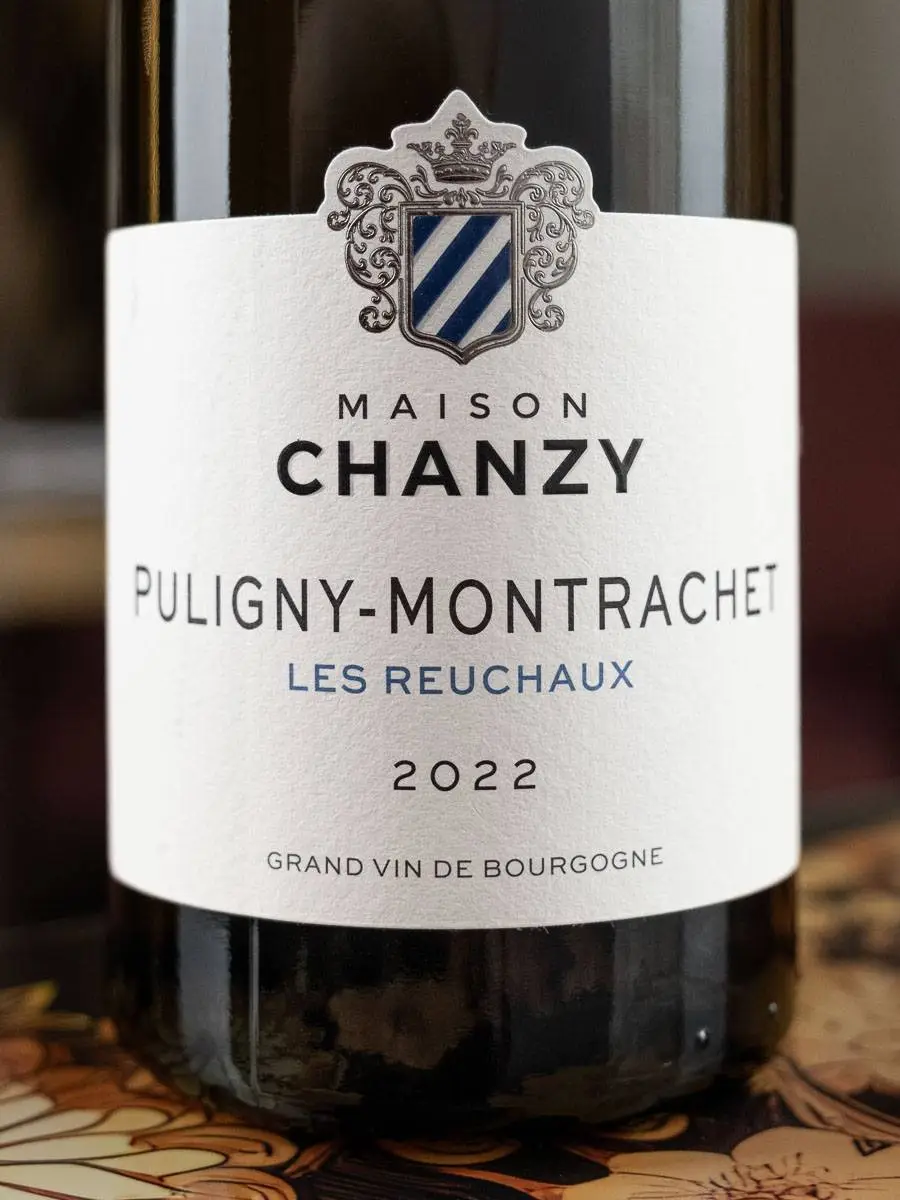 Этикетка Chanzy Puligny Montrachet Les Reuchaux
