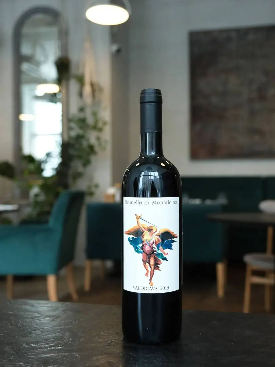 Вино Brunello di Montalcino Valdicava 2013 купить в винном ресторане Остерия - лучшая цена Вино Brunello di Montalcino Valdicava 2013 / Брунелло ди Монтальчино Вальдикава 2013